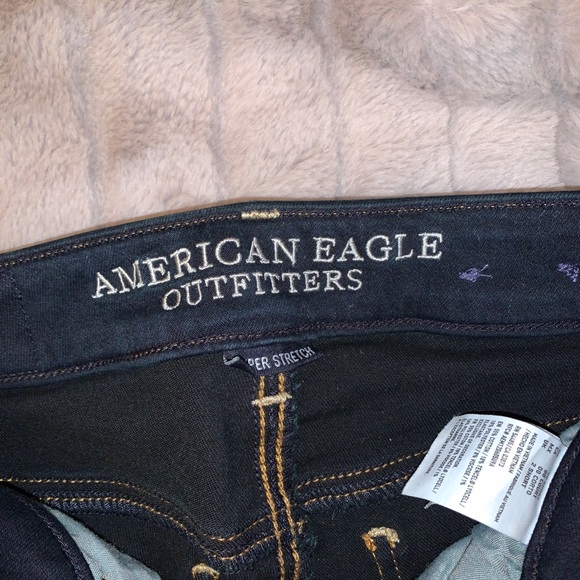 American Eagle Dark Wash Skinny Jeans - Picture 2 of 5